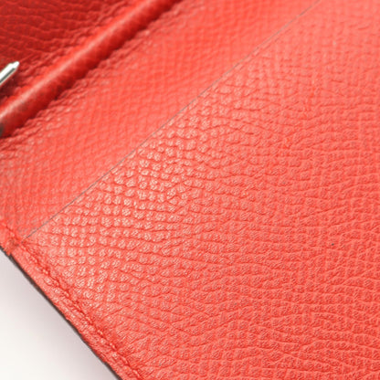 アジェンダヴィジョン ルビー 手帳カバー ヴォーエプソン レッド シルバー金具 □J刻印 エルメス 財布・小物 HERMES