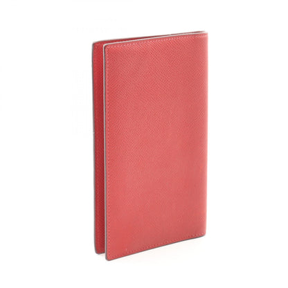 アジェンダヴィジョン ルビー 手帳カバー ヴォーエプソン レッド シルバー金具 □J刻印 エルメス 財布・小物 HERMES