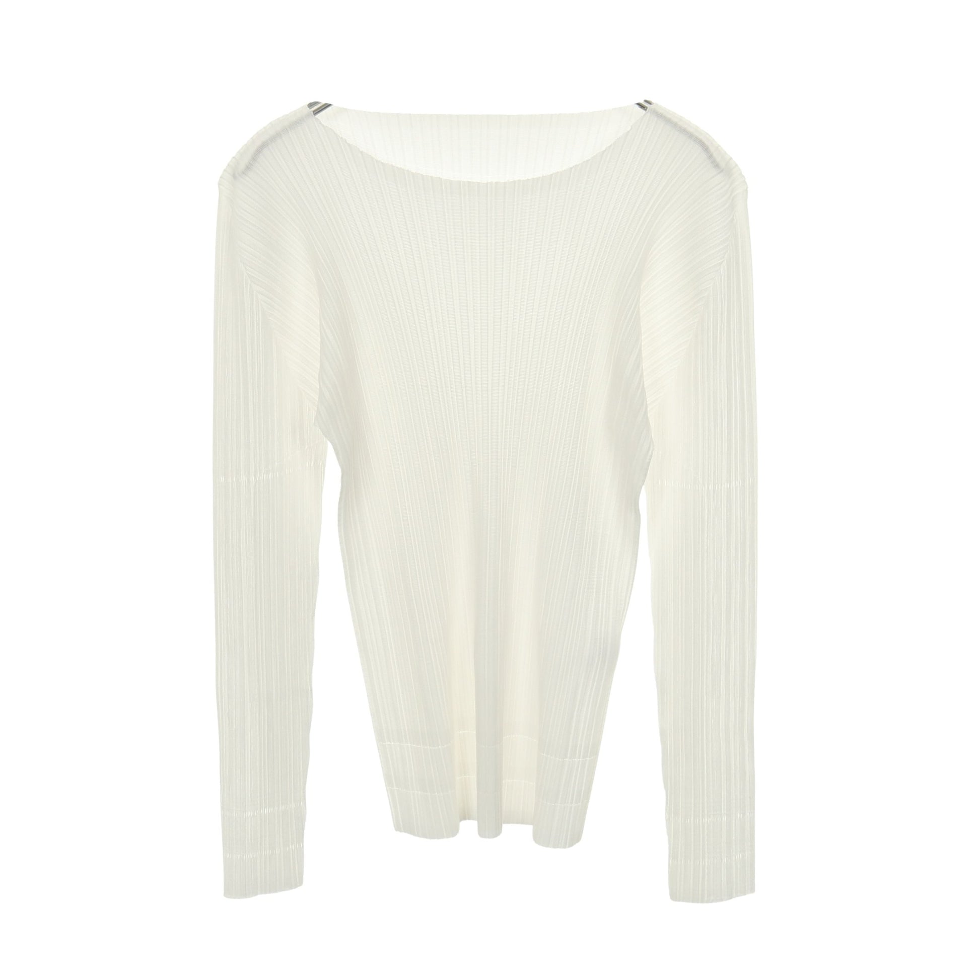プリーツ カットソー ホワイト プリーツプリーズ トップス PLEATS PLEASE