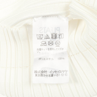 プリーツ カットソー ホワイト プリーツプリーズ トップス PLEATS PLEASE