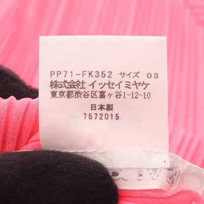 プリーツ カットソー ピンク ネオンカラー プリーツプリーズ トップス PLEATS PLEASE