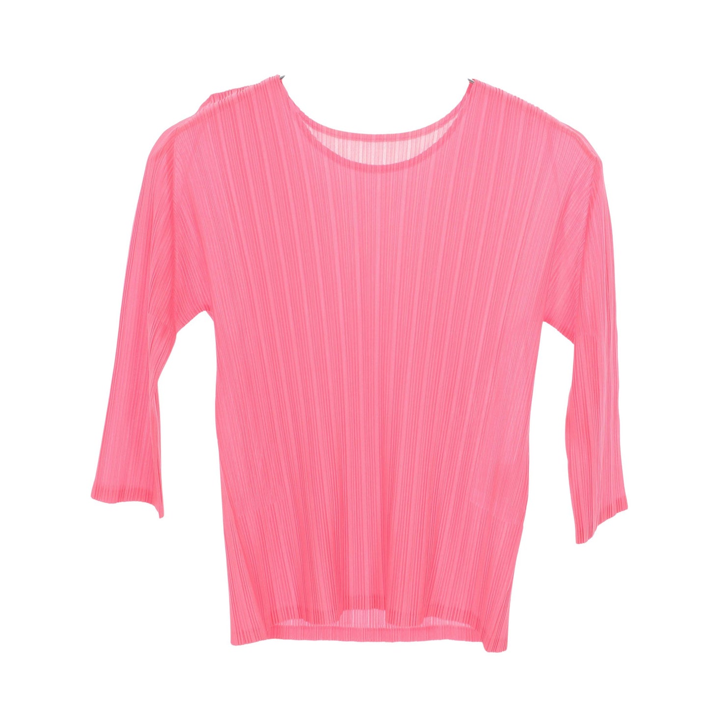 プリーツ カットソー ピンク ネオンカラー プリーツプリーズ トップス PLEATS PLEASE