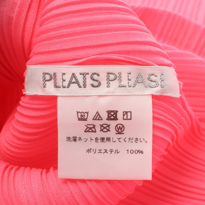 プリーツ カットソー ピンク ネオンカラー プリーツプリーズ トップス PLEATS PLEASE
