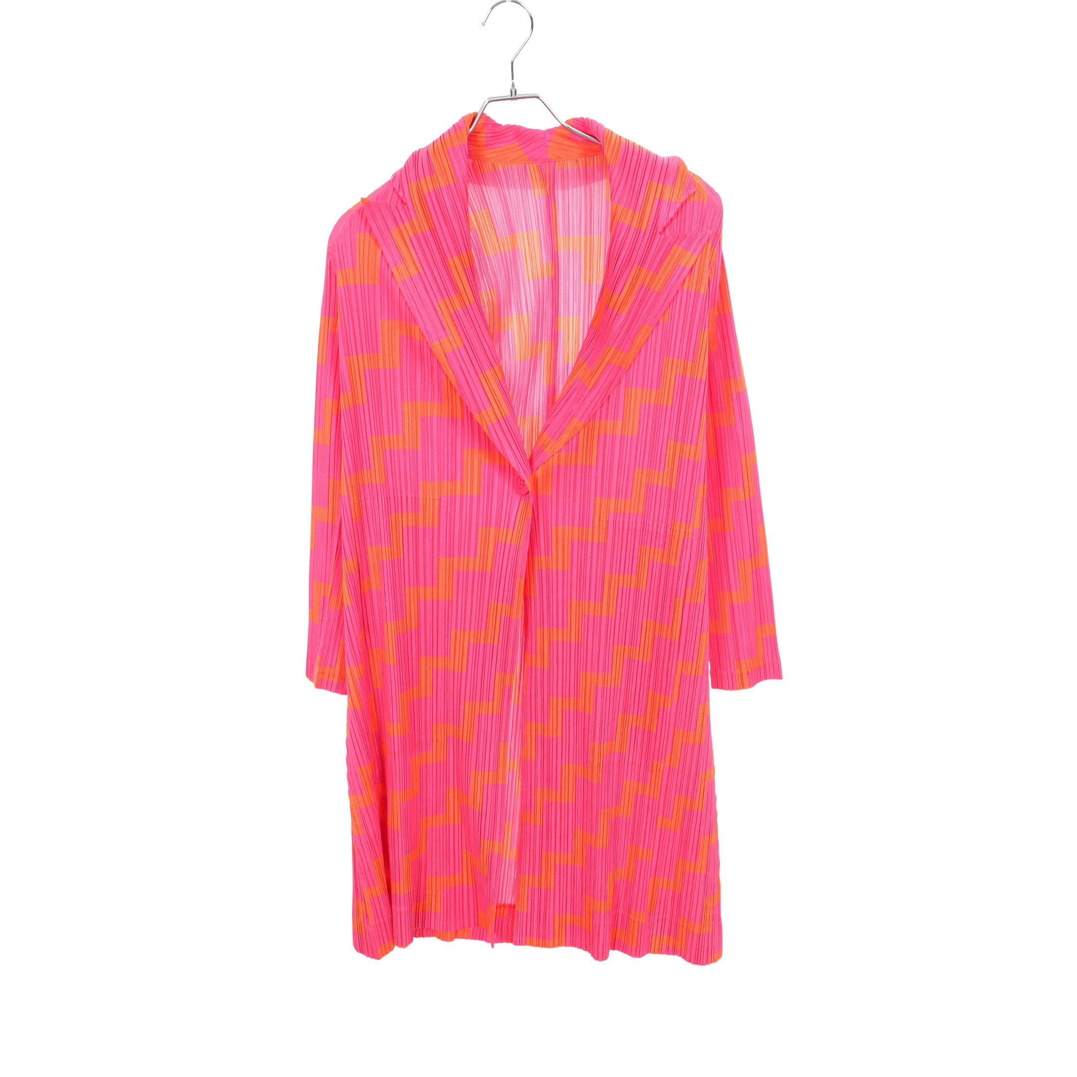プリーツ ジャケット ピンクパープル オレンジ プリーツプリーズ – RECLO
