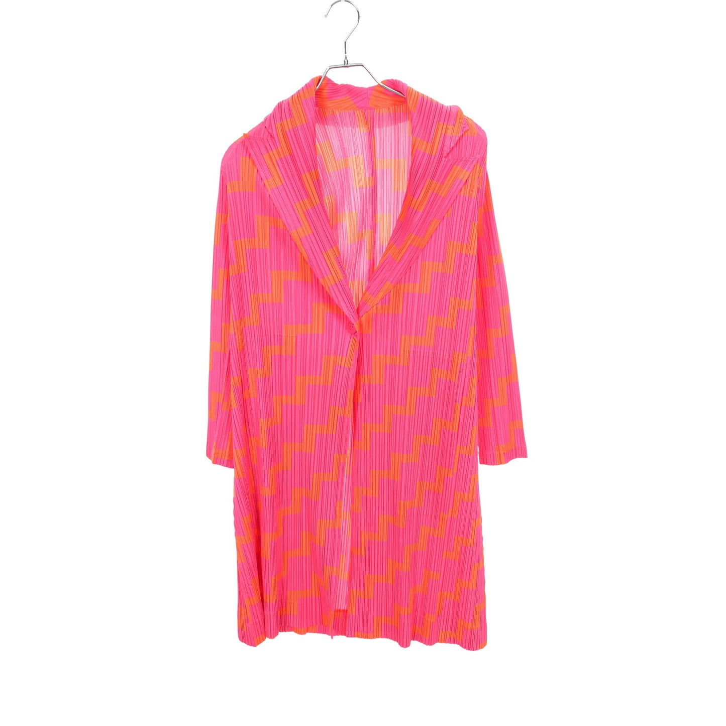 プリーツ ジャケット ピンクパープル オレンジ プリーツプリーズ アウター PLEATS PLEASE