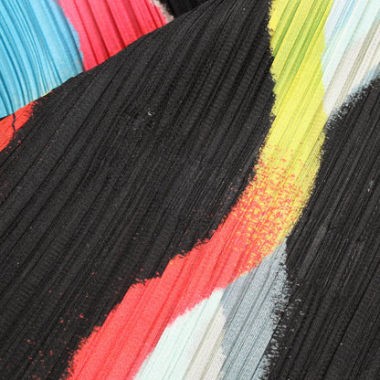 プリーツ カーディガン ブラック マルチカラー プリーツプリーズ トップス PLEATS PLEASE