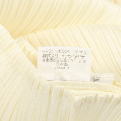 プリーツ カットソー 半袖 オフホワイト プリーツプリーズ トップス PLEATS PLEASE