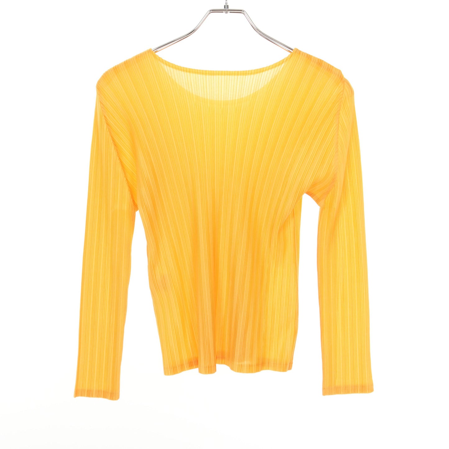 プリーツ カットソー 長袖 オレンジ プリーツプリーズ トップス PLEATS PLEASE