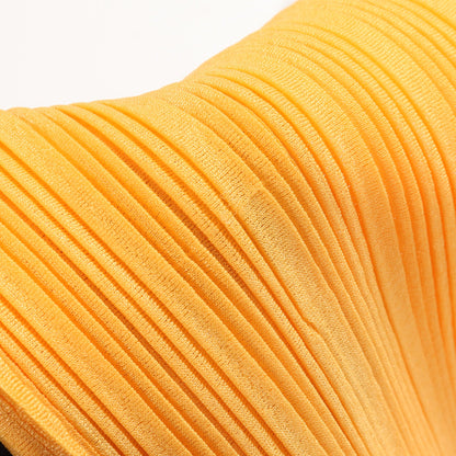 プリーツ カットソー 長袖 オレンジ プリーツプリーズ トップス PLEATS PLEASE