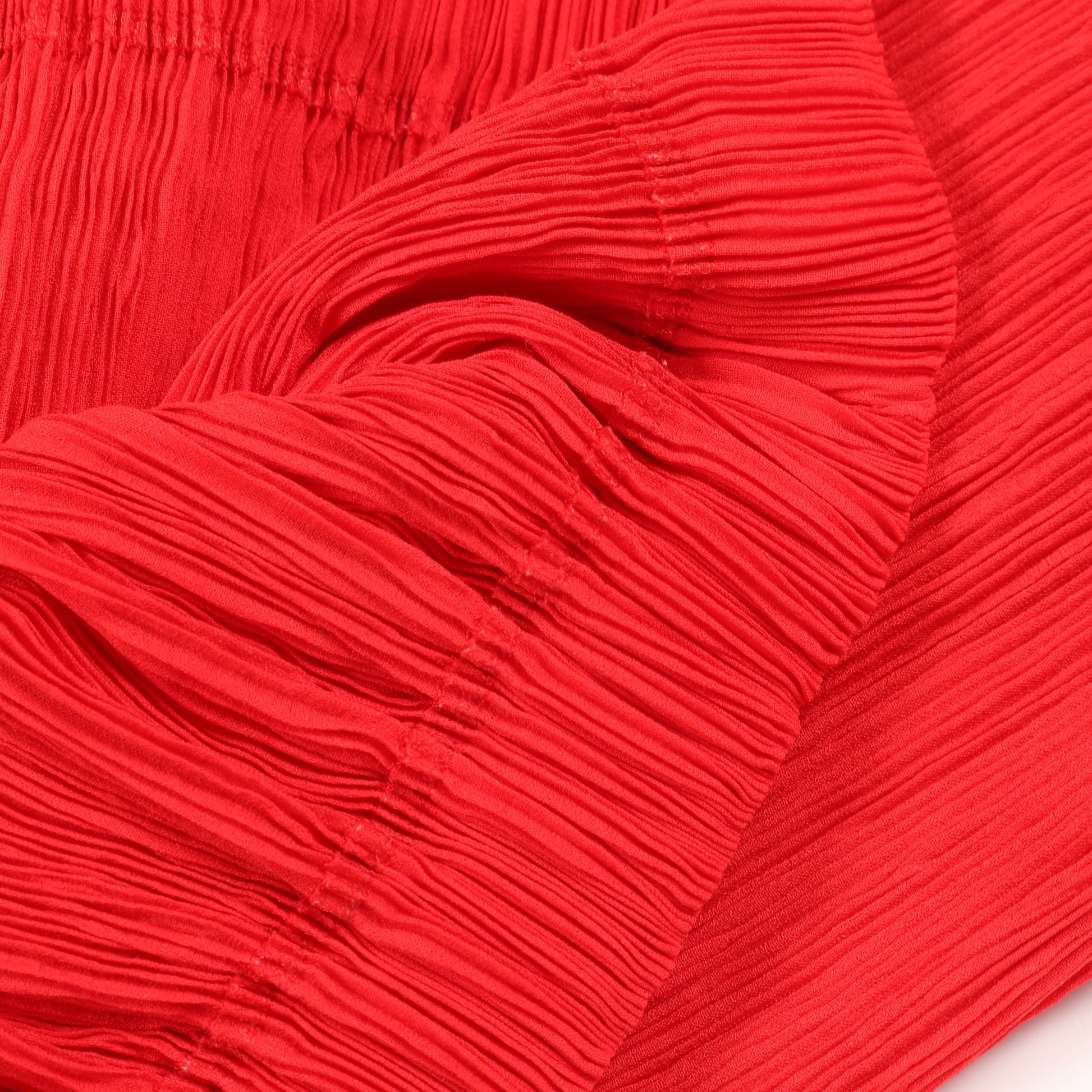 プリーツ スカート レッド イッセイミヤケ ボトムス ISSEY MIYAKE