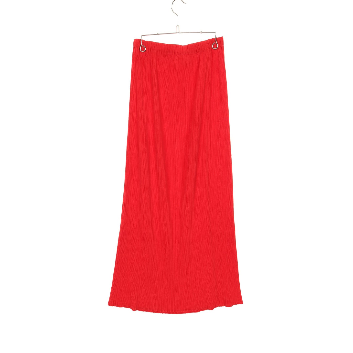 プリーツ スカート レッド イッセイミヤケ ボトムス ISSEY MIYAKE