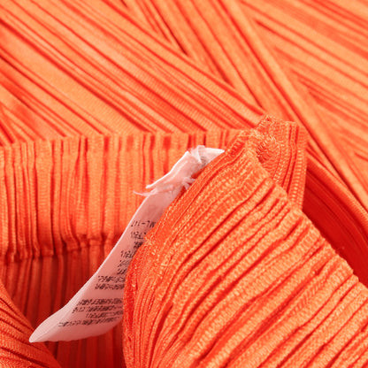 プリーツ イージーパンツ オレンジブラウン プリーツプリーズ ボトムス PLEATS PLEASE
