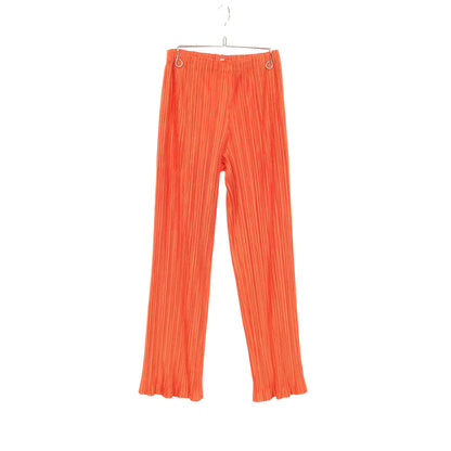 プリーツ イージーパンツ オレンジブラウン プリーツプリーズ ボトムス PLEATS PLEASE