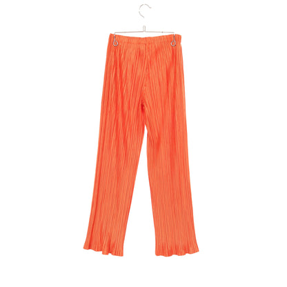 プリーツ イージーパンツ オレンジブラウン プリーツプリーズ ボトムス PLEATS PLEASE
