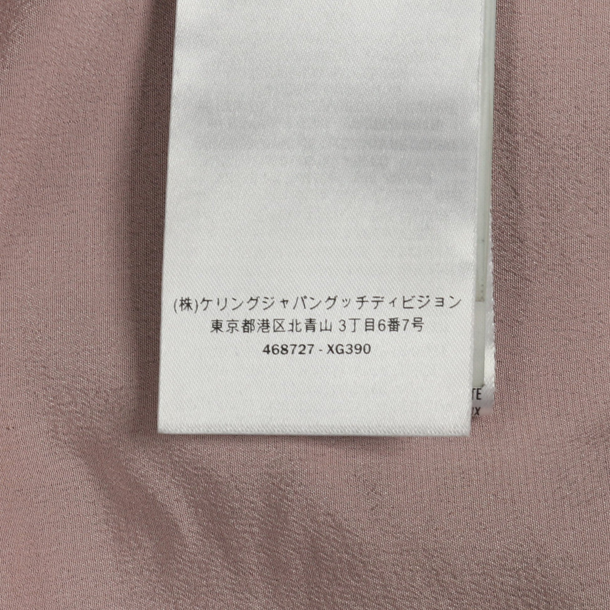 パール フリル ライダースジャケット ラムレザー ブラック グッチ アウター GUCCI