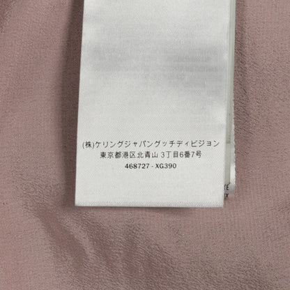 パール フリル ライダースジャケット ラムレザー ブラック グッチ アウター GUCCI