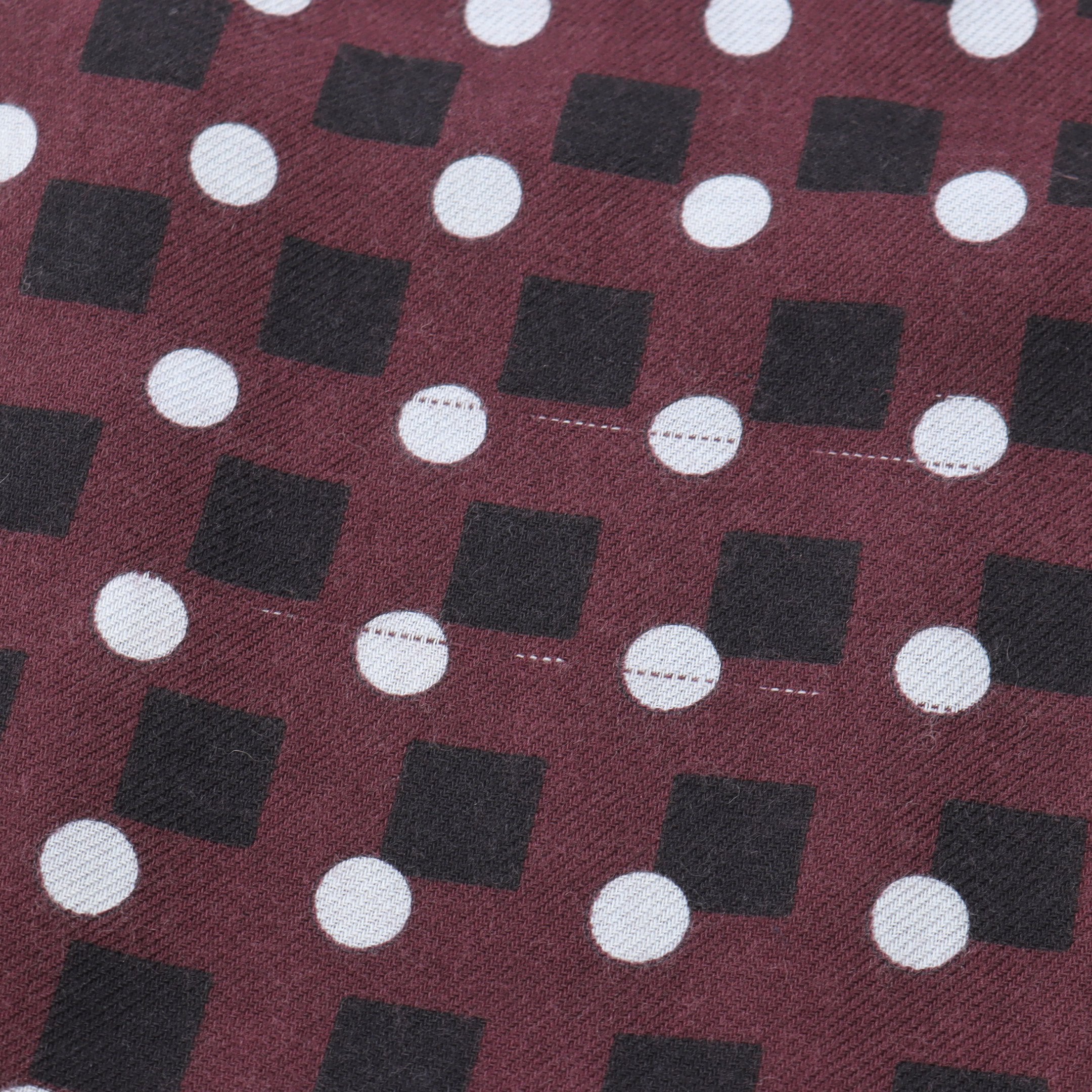 ショール ストール ドット 総柄 カシミヤ シルク ネイビー ボルドー
