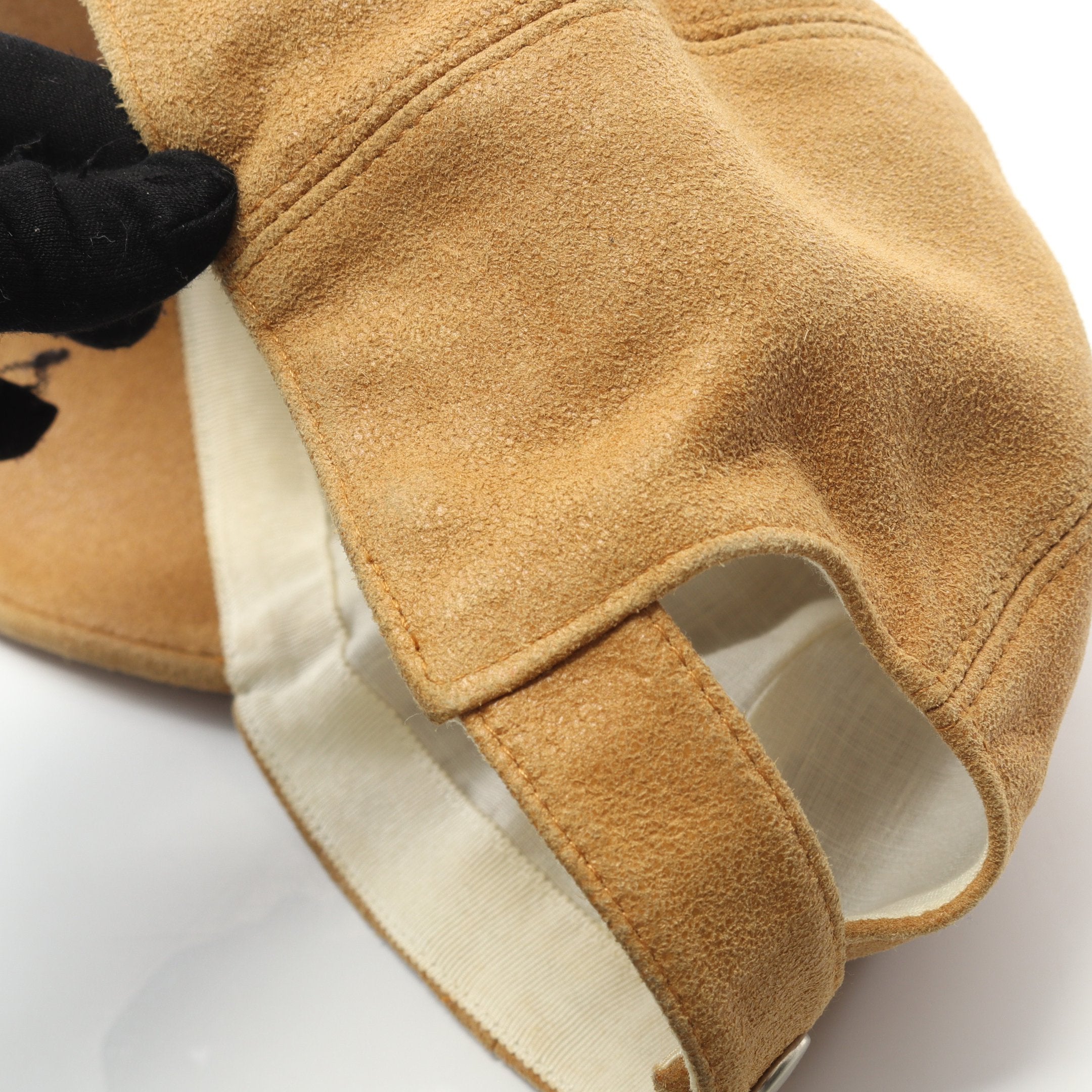 H刺繍 キャップ スエード ベージュ エルメス – RECLO