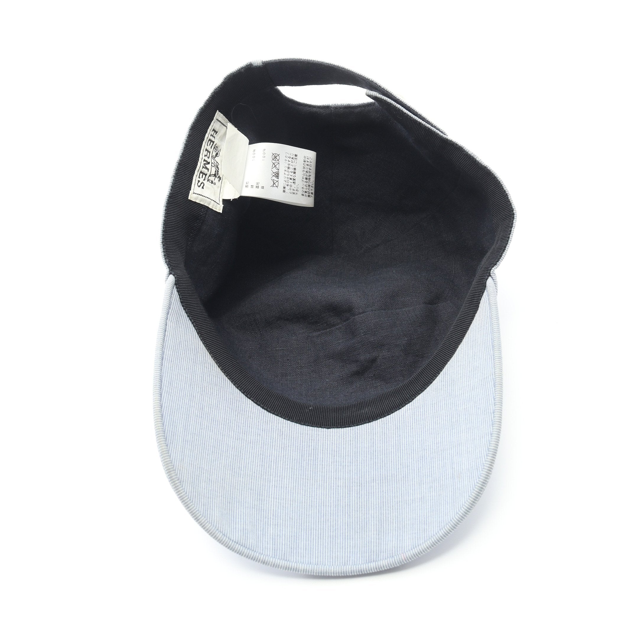 H刺繍 キャップ キャンバス ライトブルー エルメス – RECLO