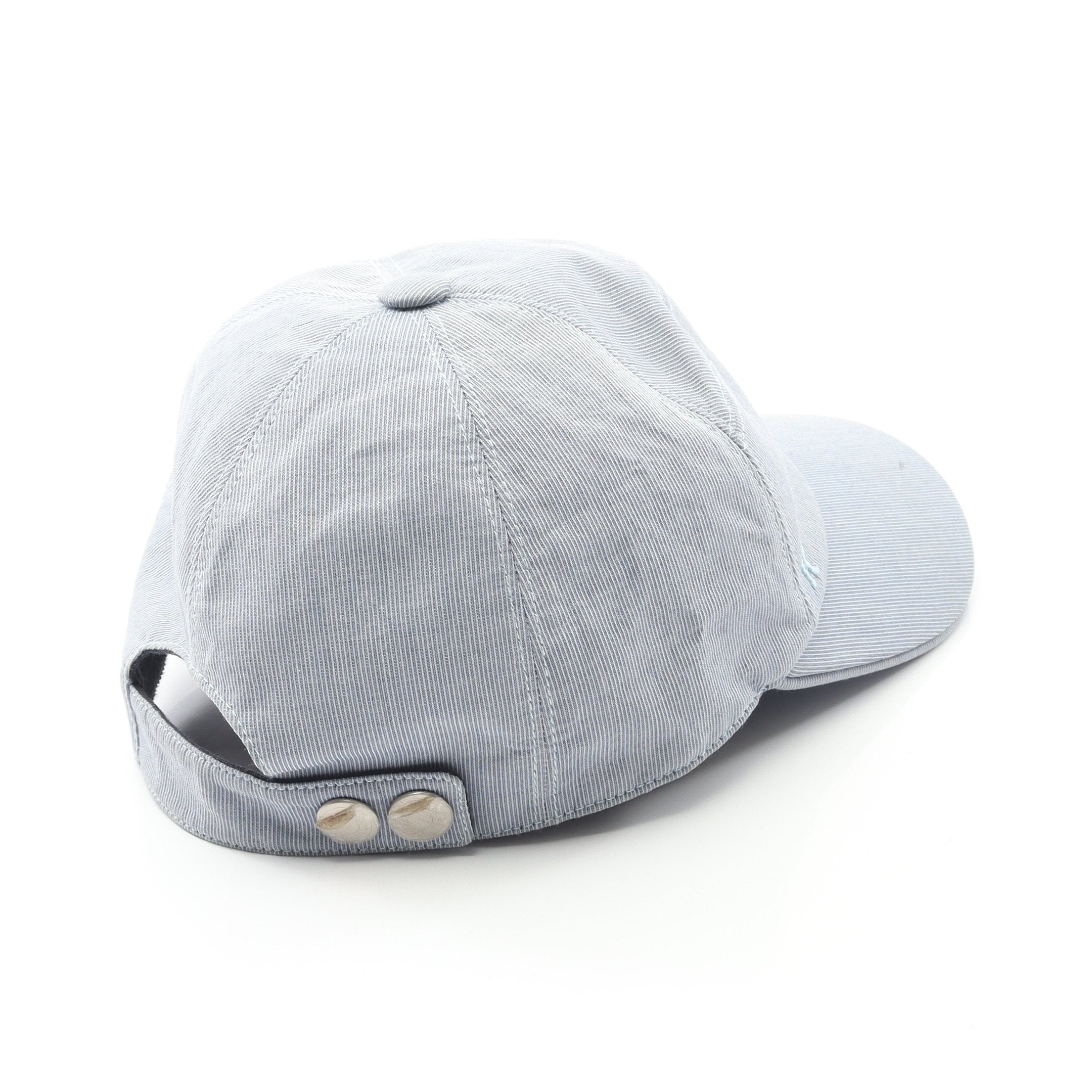 H刺繍 キャップ キャンバス ライトブルー エルメス – RECLO