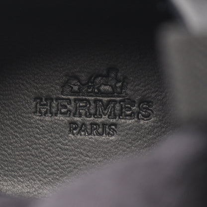 ループ スニーカー レザー ファブリック ブラック エルメス シューズ HERMES