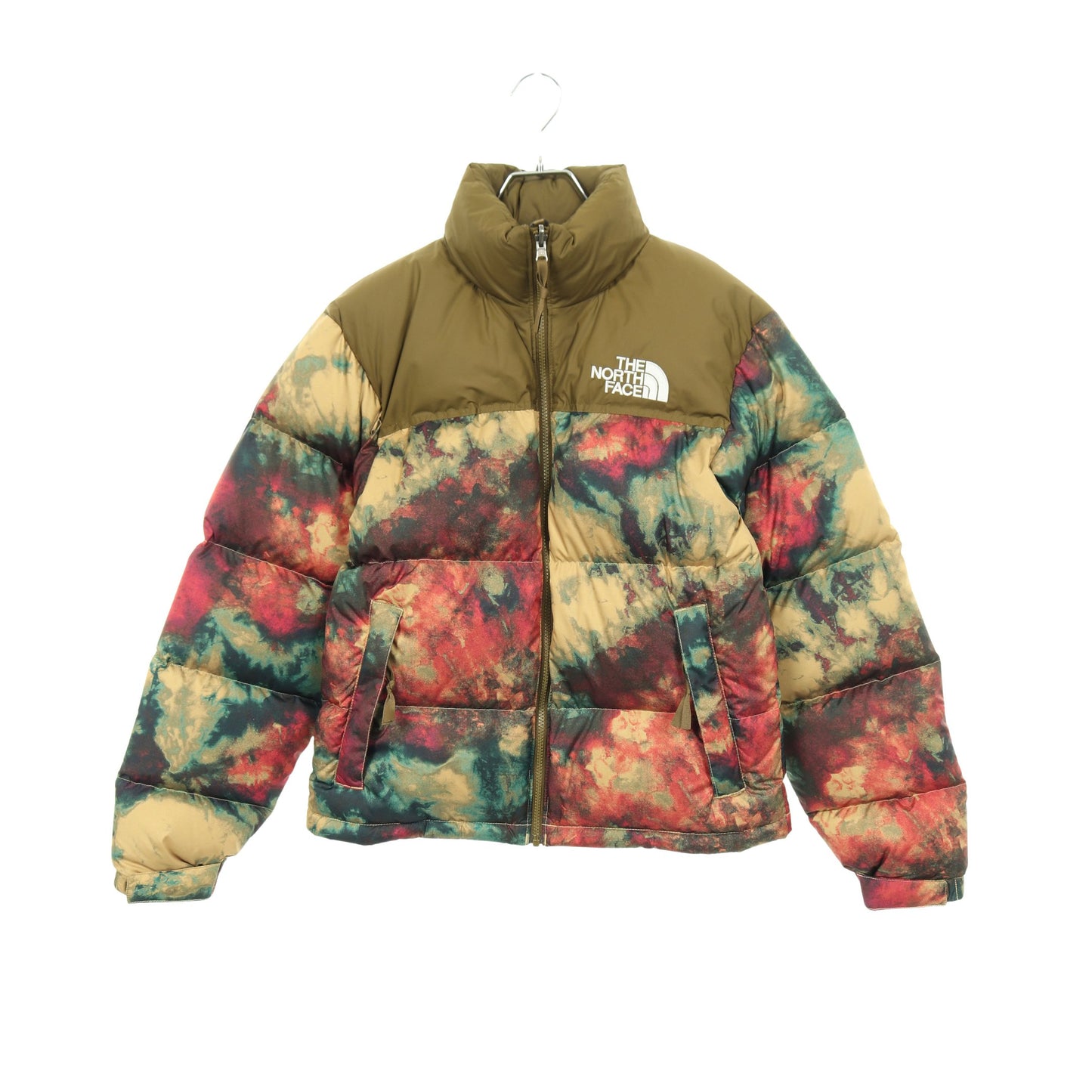 M PRINTED 1996 RETRO NUPTSE JACKET ダウンジャケット イエローブラウン カーキグリーン マルチカラー ザノースフェイス アウター THE NORTH FACE