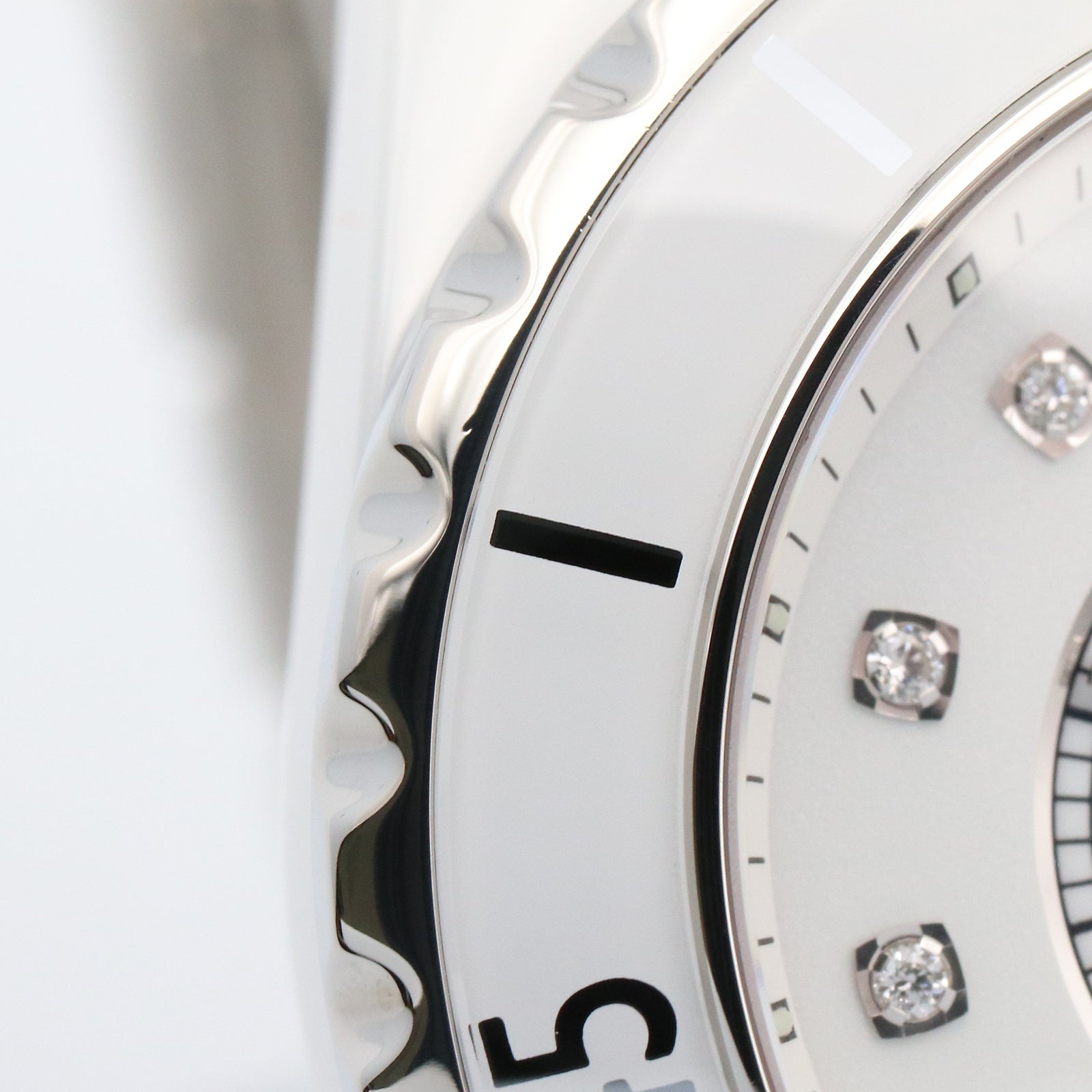 J12 12Pダイヤ レディース 腕時計 クオーツ セラミック ダイヤモンド