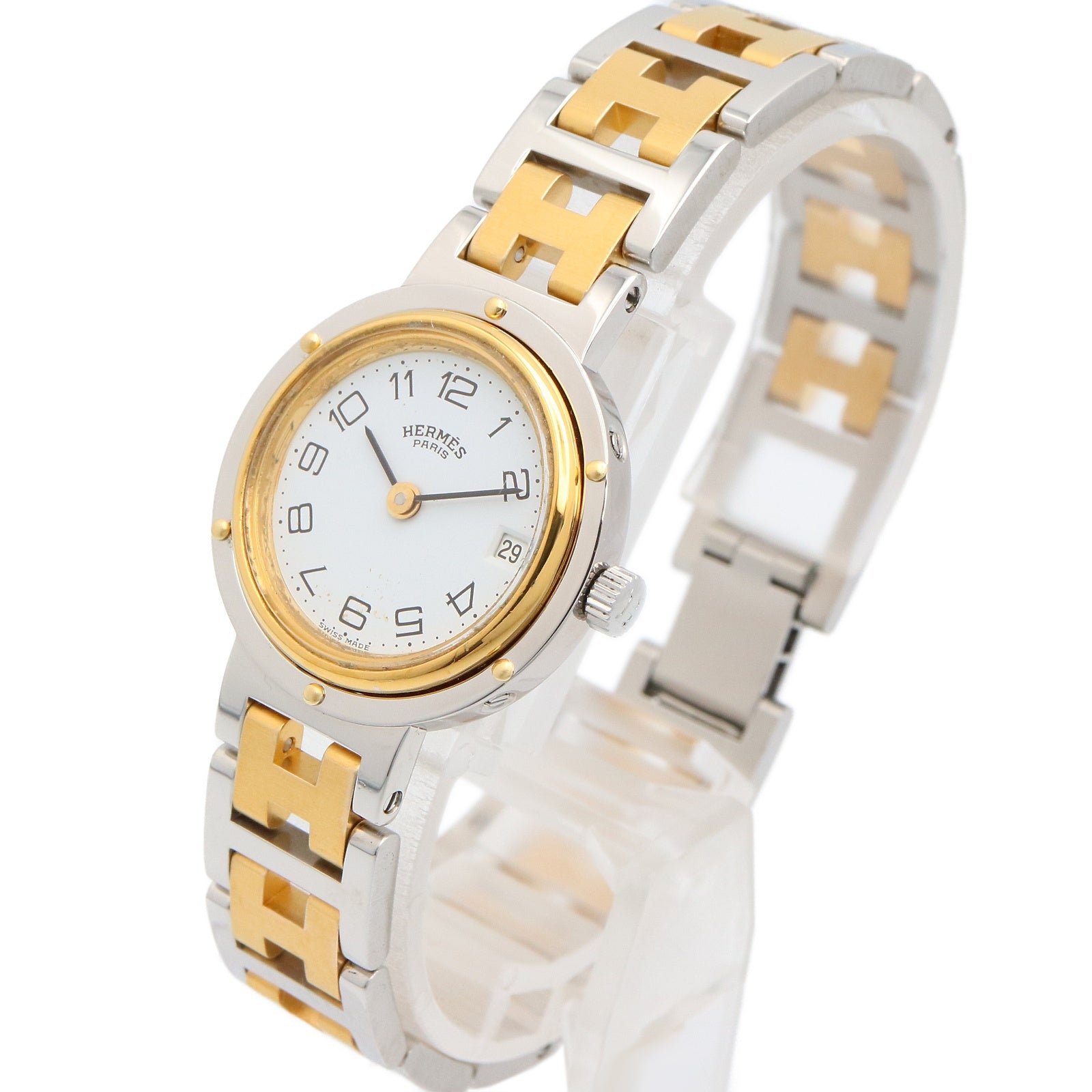 クリッパー レディース 腕時計 クオーツ GP（ゴールドメッキ