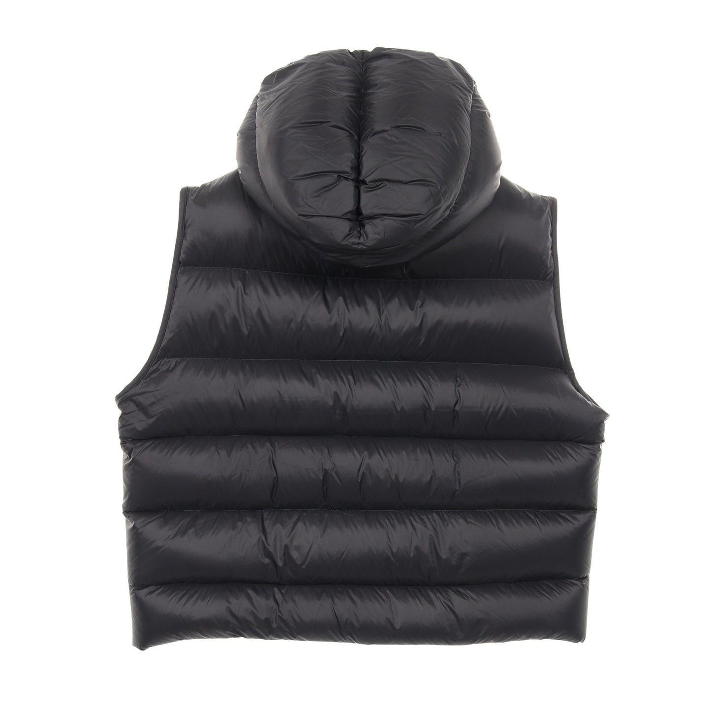 SEALED VEST ダウンベスト ナイロン ブラック フード付き 23AW リックオウエンス アウター Rick Owens