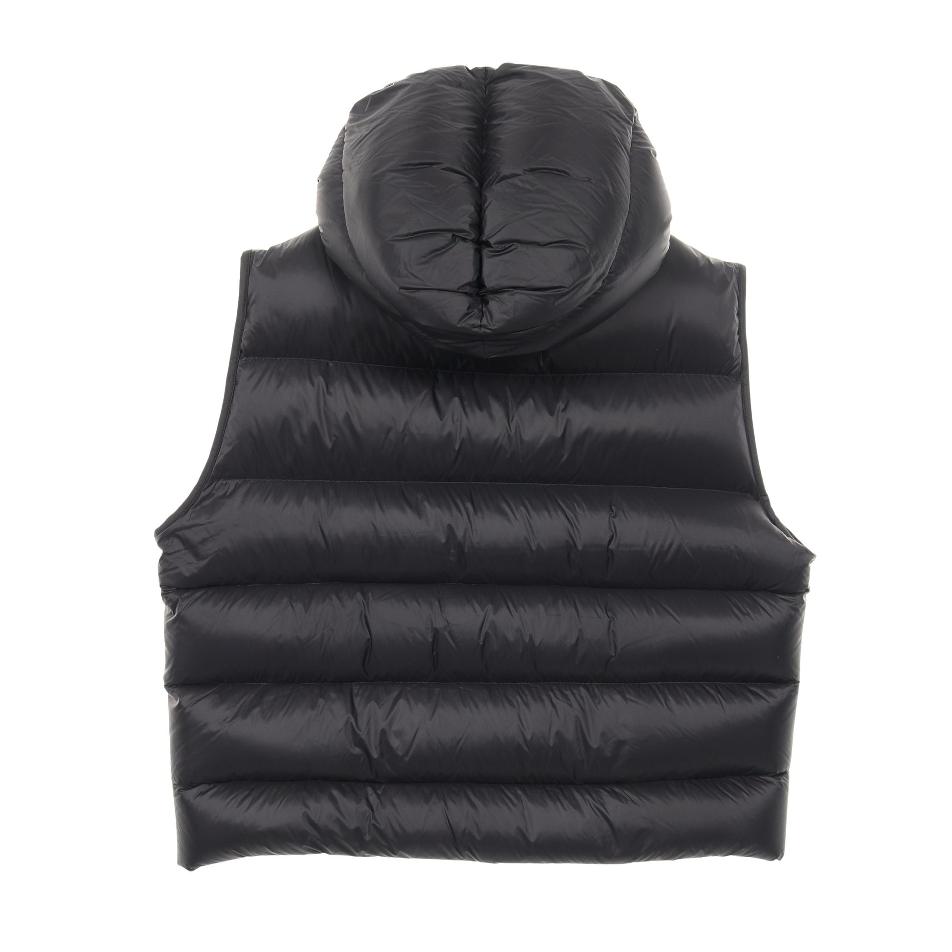 SEALED VEST ダウンベスト ナイロン ブラック フード付き 23AW リックオウエンス アウター Rick Owens