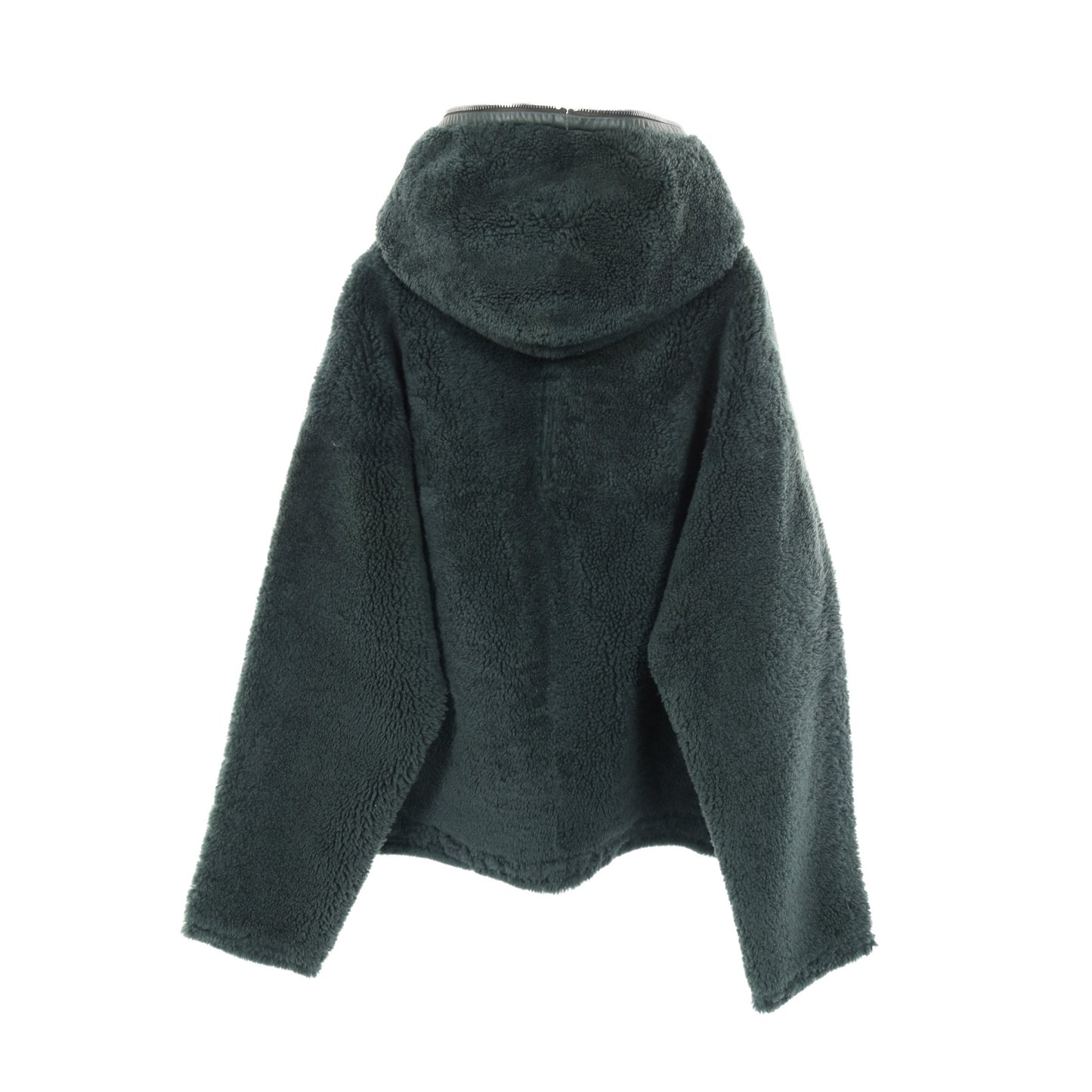 Shearling Sealed Windbreaker ファージャケット レザージャケット シアリング グリーン フード付き 22AW リックオウエンス アウター Rick Owens