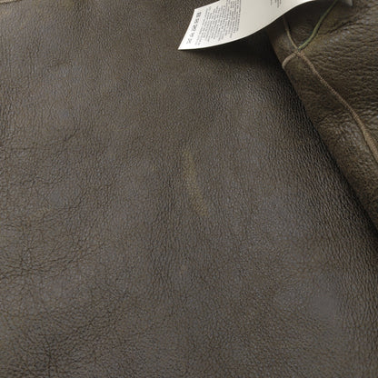 Shearling Sealed Windbreaker ファージャケット レザージャケット シアリング グリーン フード付き 22AW リックオウエンス アウター Rick Owens