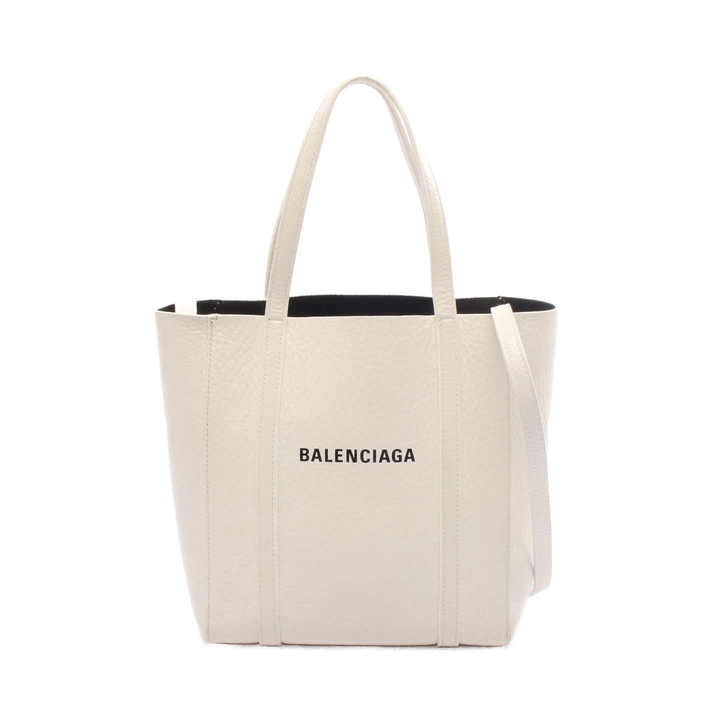 EVERYDAY XXS エブリデイ ハンドバッグ トートバッグ レザー ホワイト 2WAY バレンシアガ バッグ BALENCIAGA