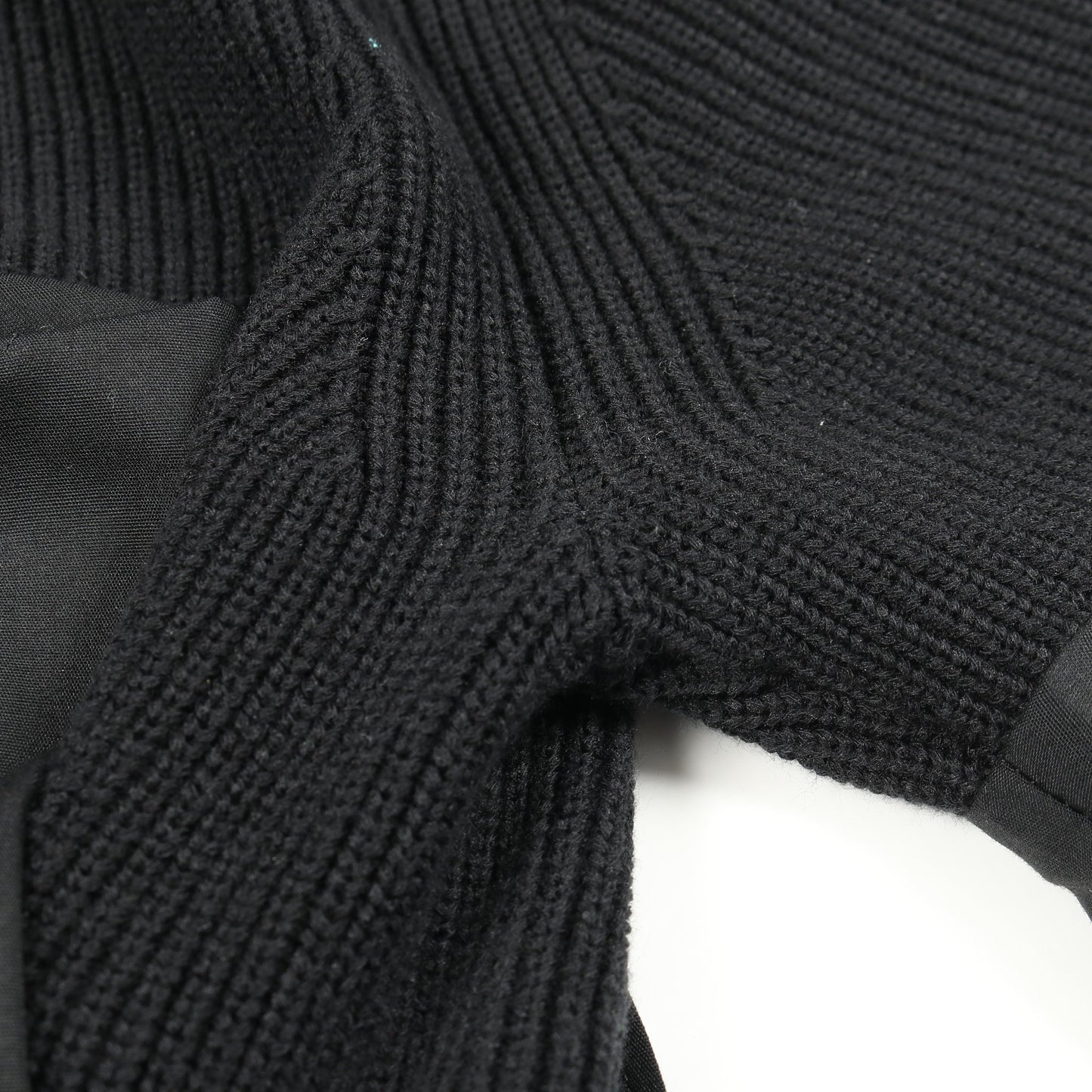 ワンピース 半袖 コットン ブラック プリーツ ニット切替 サカイ ワンピース sacai