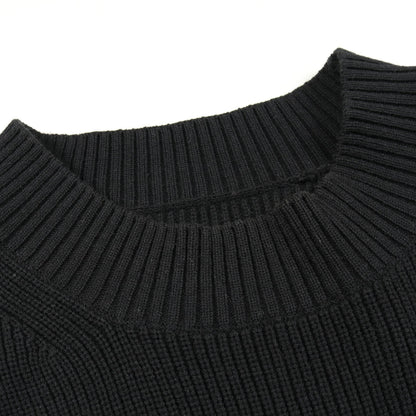 ワンピース 半袖 コットン ブラック プリーツ ニット切替 サカイ ワンピース sacai