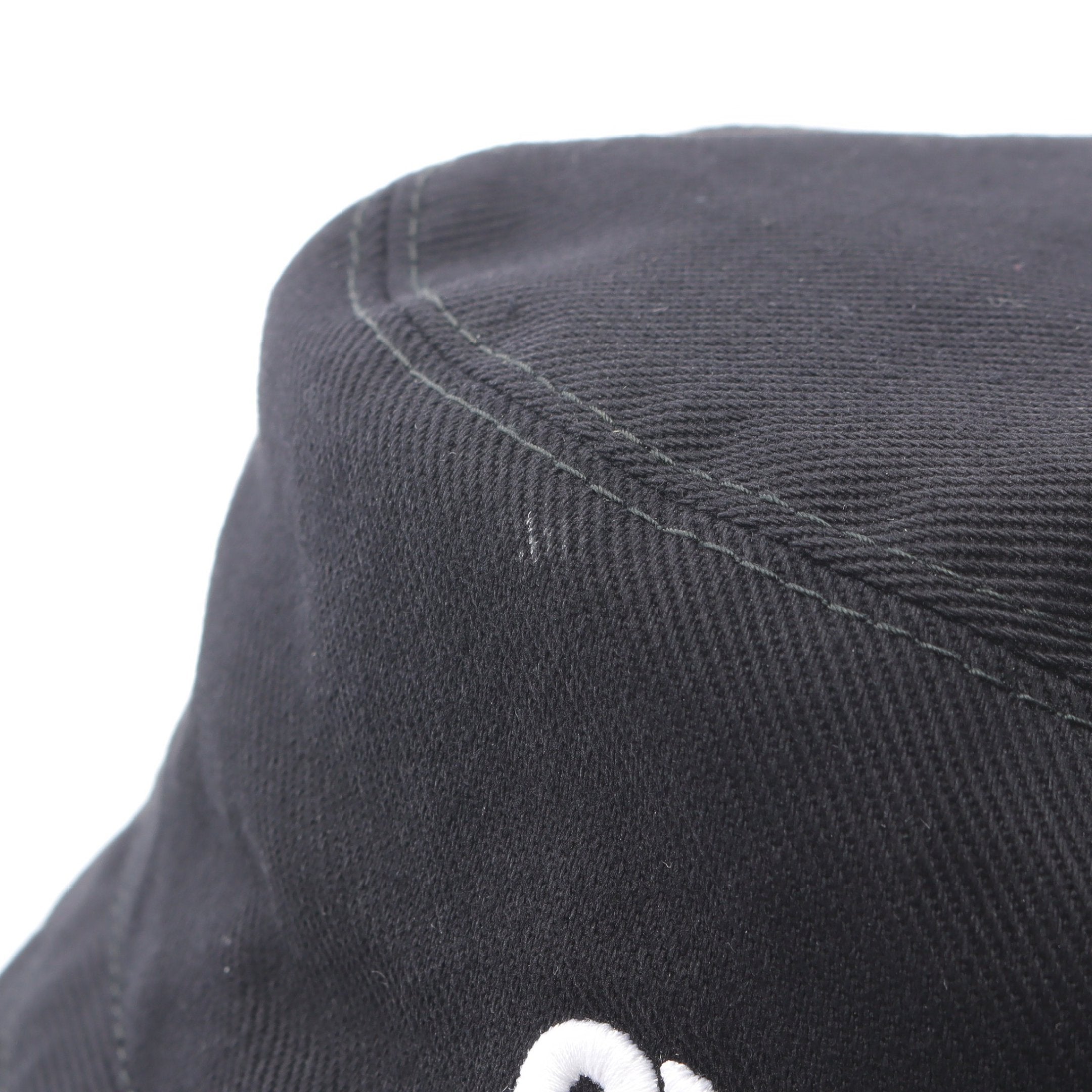 極美品 ミュウミュウ バケットハット ロゴ 刺繍 コットン ブラック バケット ハット 帽子 ロゴ刺繍 コットン ブラック ミュウミュウ – RECLO