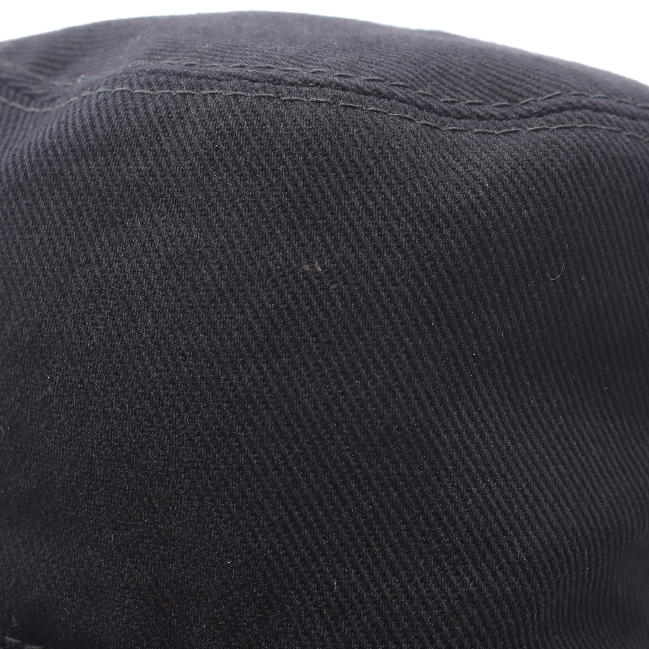 バケット ハット 帽子 ロゴ刺繍 コットン ブラック ミュウミュウ – RECLO