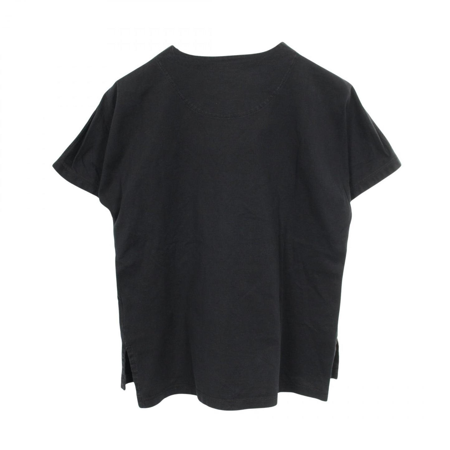 エンブレム 半袖Tシャツ コットン ブラック エルメス トップス HERMES
