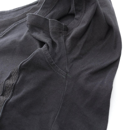 エンブレム 半袖Tシャツ コットン ブラック エルメス トップス HERMES