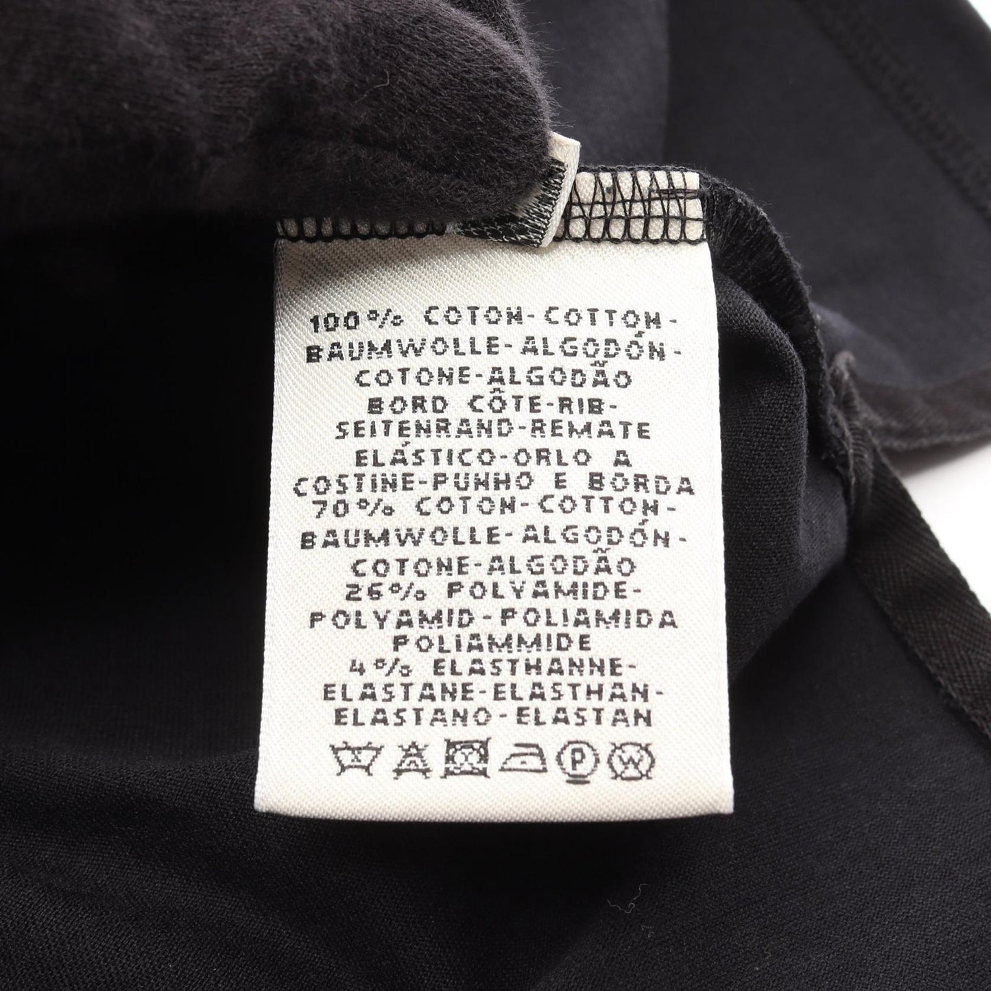 エンブレム 半袖Tシャツ コットン ブラック エルメス トップス HERMES