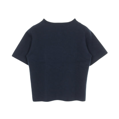 ニット 半袖 カシミヤ コットン ネイビー エルメス トップス HERMES