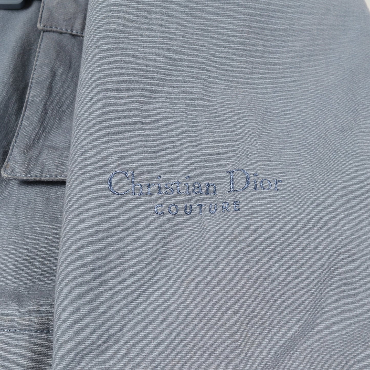 Christian Dior Couture ジャケット コットン ブルーグレー バックル付き ディオール アウター DIOR
