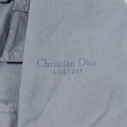 Christian Dior Couture ジャケット コットン ブルーグレー バックル付き ディオール アウター DIOR
