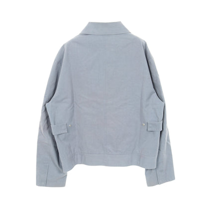 Christian Dior Couture ジャケット コットン ブルーグレー バックル付き ディオール アウター DIOR