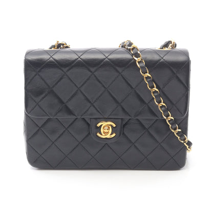 ミニマトラッセ20 チェーンショルダーバッグ ラムスキン ブラック ゴールド金具 シャネル バッグ CHANEL