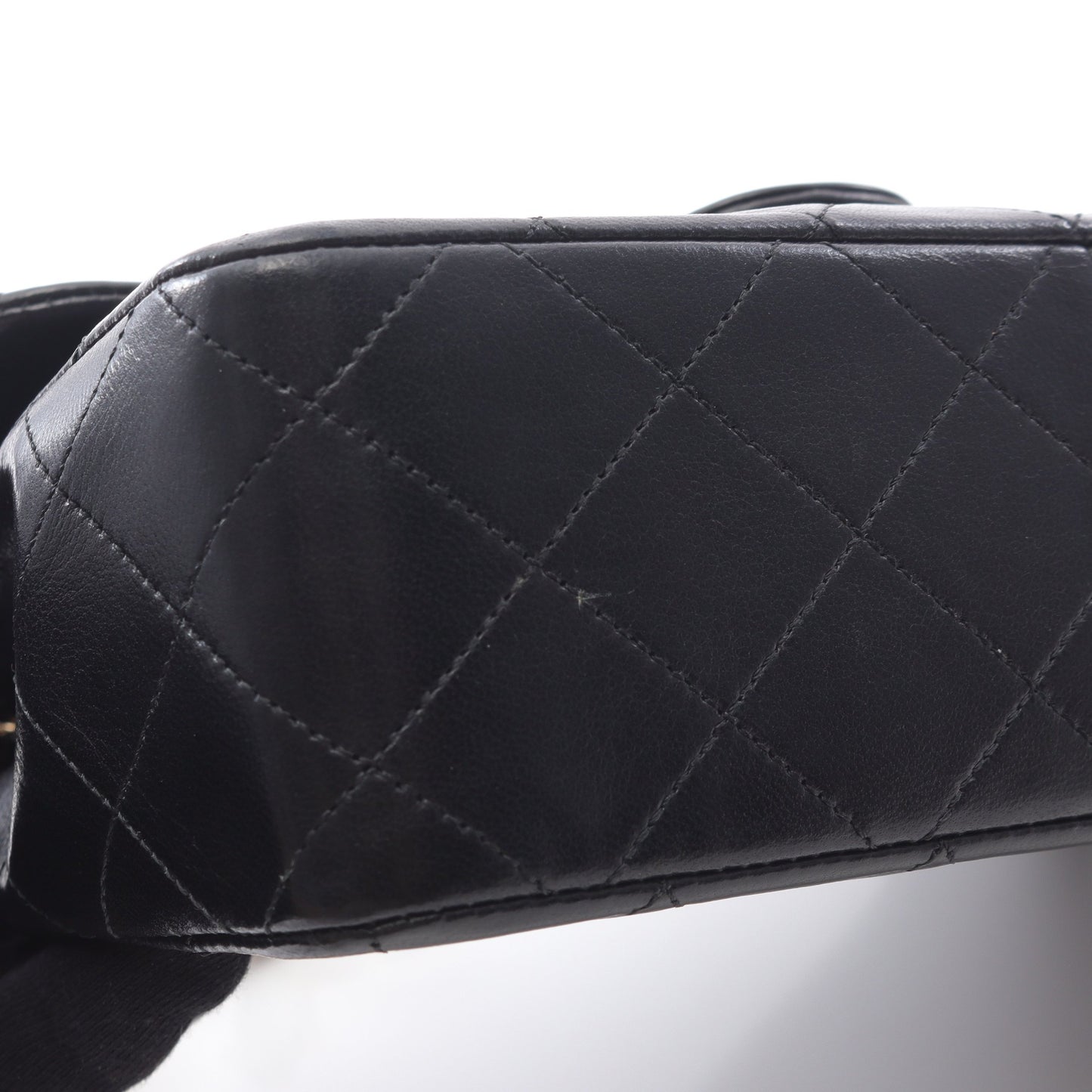 ミニマトラッセ20 チェーンショルダーバッグ ラムスキン ブラック ゴールド金具 シャネル バッグ CHANEL