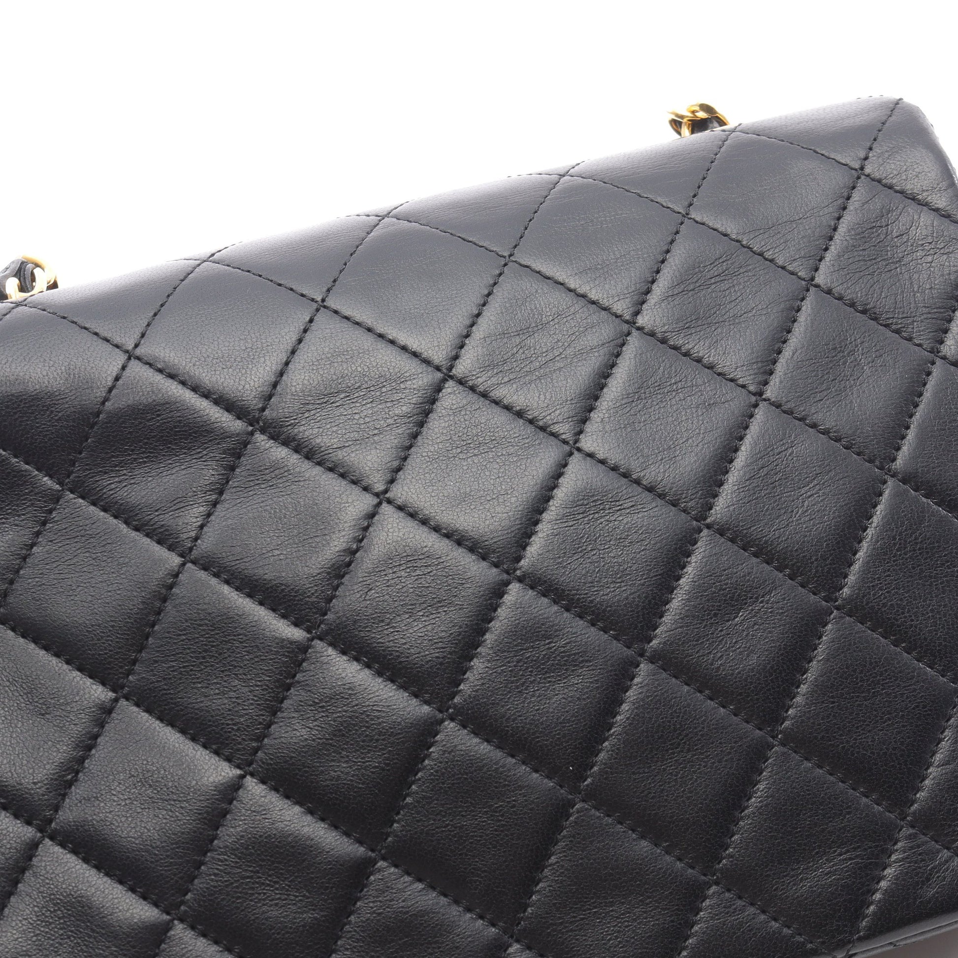 ミニマトラッセ20 チェーンショルダーバッグ ラムスキン ブラック ゴールド金具 シャネル バッグ CHANEL