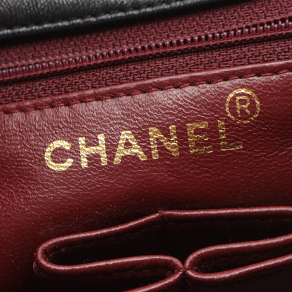 ミニマトラッセ20 チェーンショルダーバッグ ラムスキン ブラック ゴールド金具 シャネル バッグ CHANEL