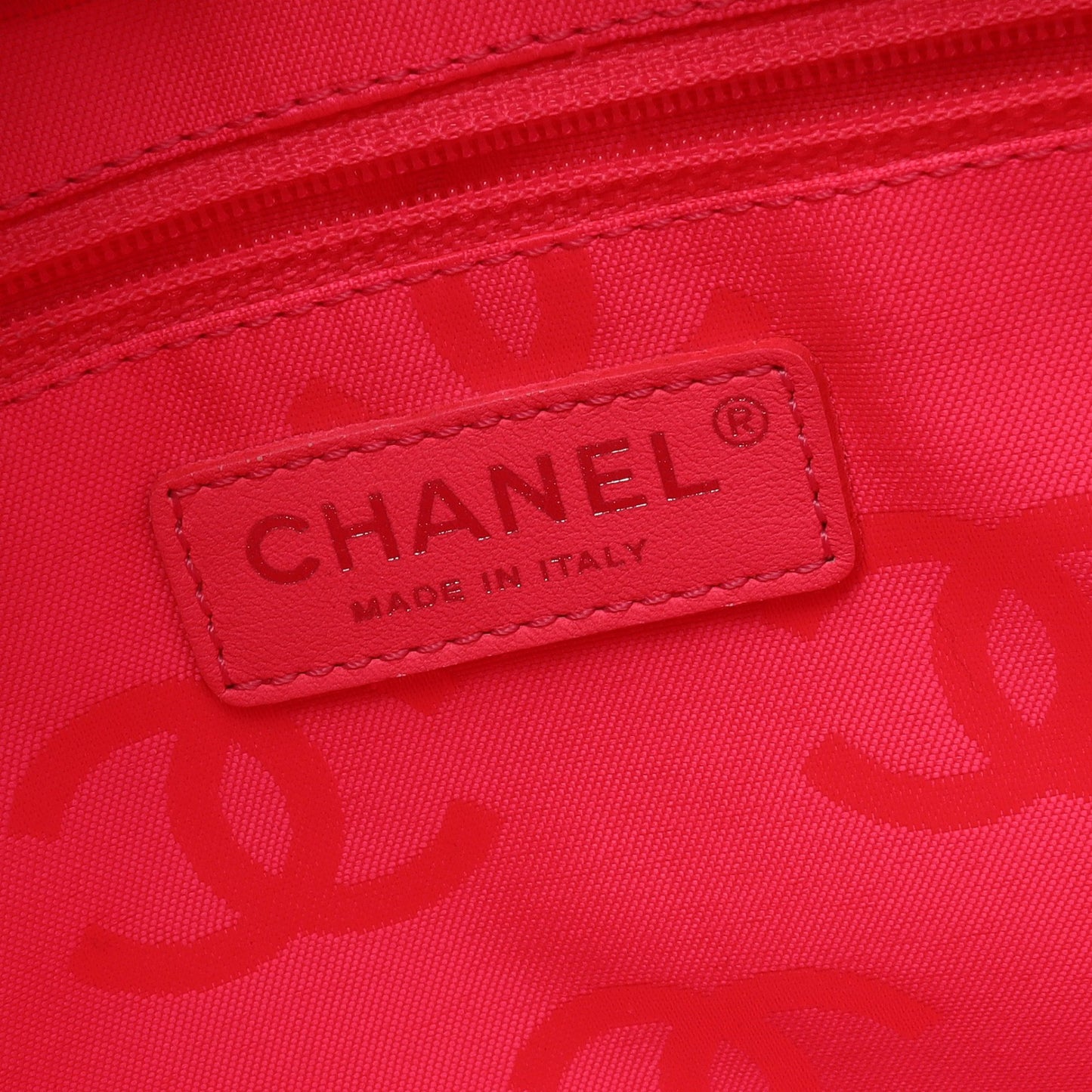 カンボンライン ラージ ショルダーバッグ トートバッグ レザー ブラック ホワイト シルバー金具 シャネル バッグ CHANEL