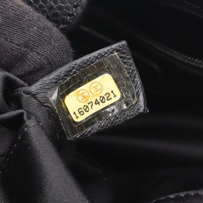 マトラッセ PST チェーンショルダーバッグ チェーントートバッグ キャビアスキン ブラック ゴールド金具 シャネル バッグ CHANEL